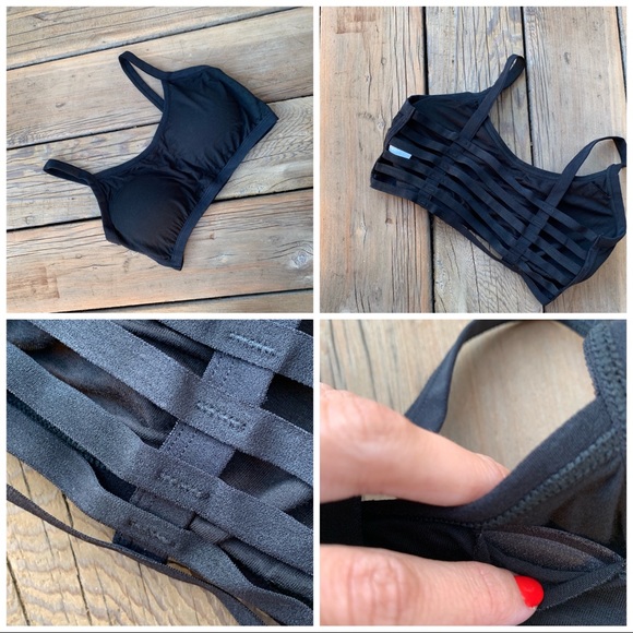 ♡ New ♡ Back Caged Crop Top - Picture 7 of 8